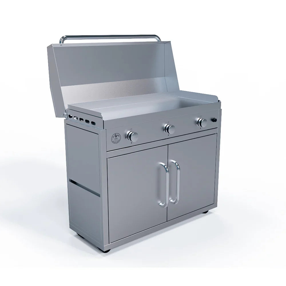 Le Griddle Portable Cart for Ultimate Griddles – Heavy-Duty Stainless Steel