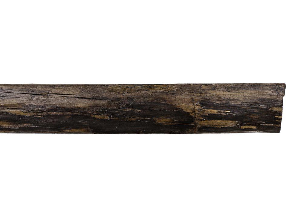 Lexington Hearth Cabin Pine 72" Hand-Painted Non-Combustible Maduro Mantel Shelf Kit