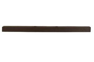 Lexington Hearth Flat Sawn Beam 60" Hand-Painted Non-Combustible Roasted Chestnut Mantel Shelf Kit
