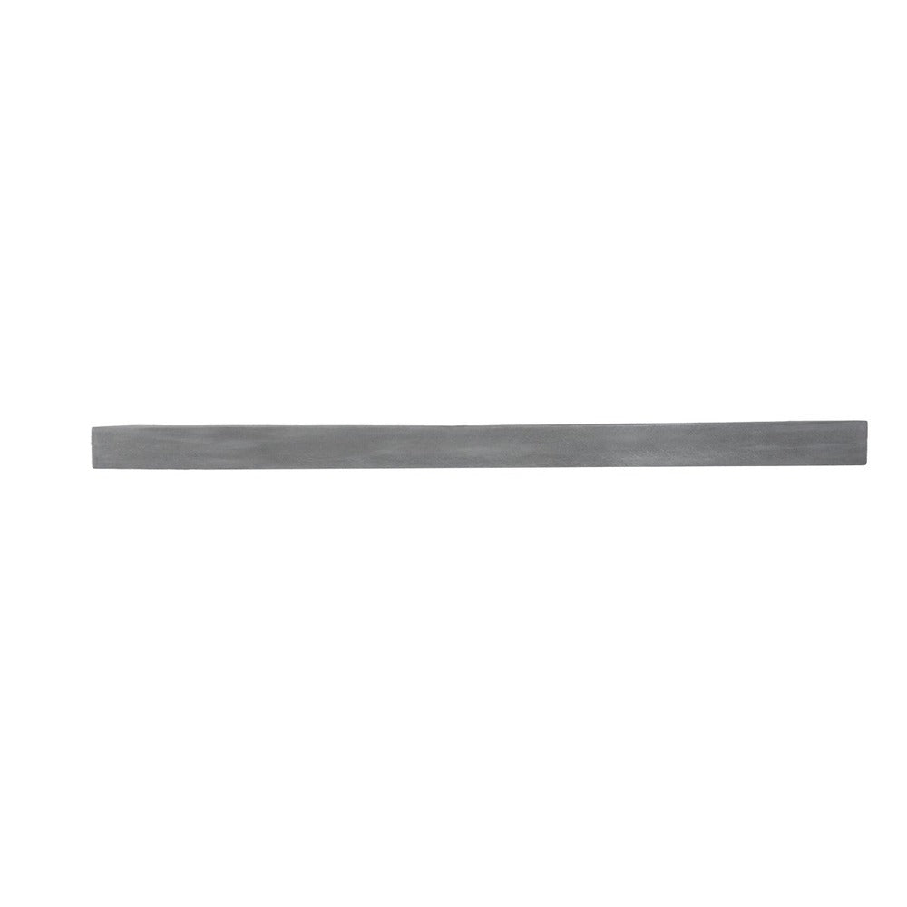 Lexington Hearth Flat Sawn Beam 72" Hand-Painted Non-Combustible Weathered Gray Mantel Shelf Kit