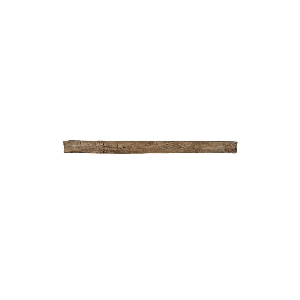 Lexington Hearth Hayloft Beam 72" Hand-Painted Non-Combustible Pale Honey Mantel Shelf Kit