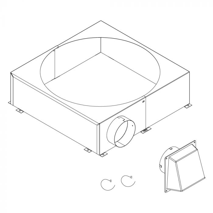 Majestic - CAK5A Chimney Air Kit for SL1100 and SL400 Series Pipe