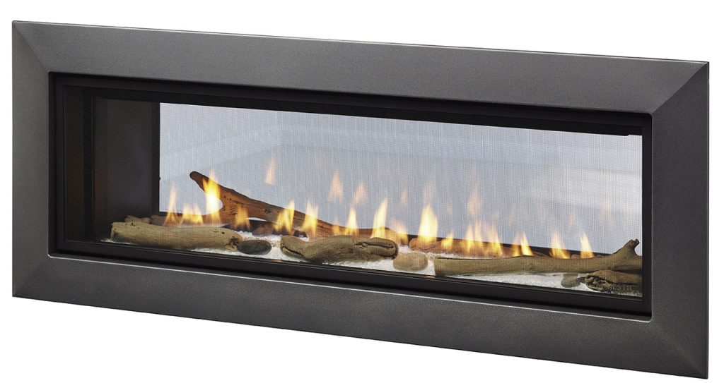 Majestic Echelon II Direct Vent Modern 48 Inch See-Through Contemporary Gas Fireplace