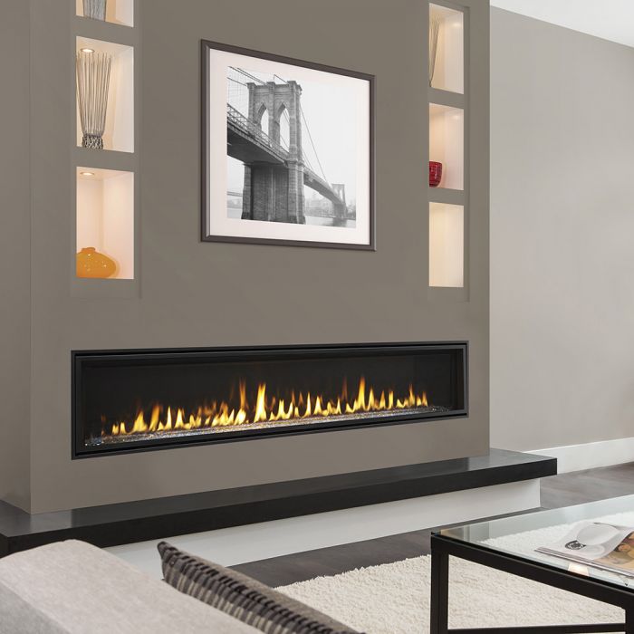 Majestic Echelon II Contemporary Energy Efficiency 72 Inch Direct Vent Gas Fireplace
