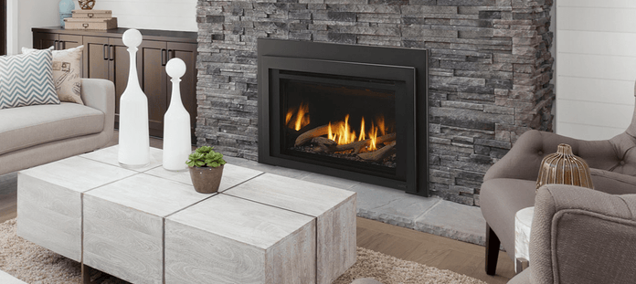 Majestic - Direct Vent Gas Fireplace Insert 35" Ruby Traditional with intellifire touch ignition system