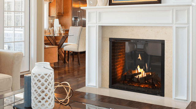 Majestic Marquis Intellifire Touch Ignition System II Direct Vent 42 Inch See-through Gas Fireplace