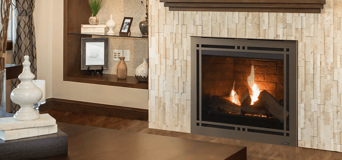 Majestic Direct Vent Residential 36 Inch Meridian Gas Fireplace