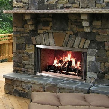 Majestic Montana 42 inch Traditional Outdoor Wood Fireplace