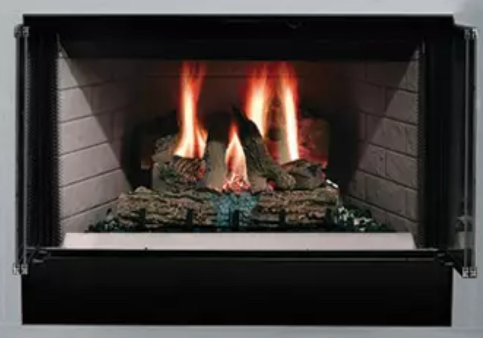Majestic Sovereign Heat Circulating 36 Inch Wood Burning Fireplace