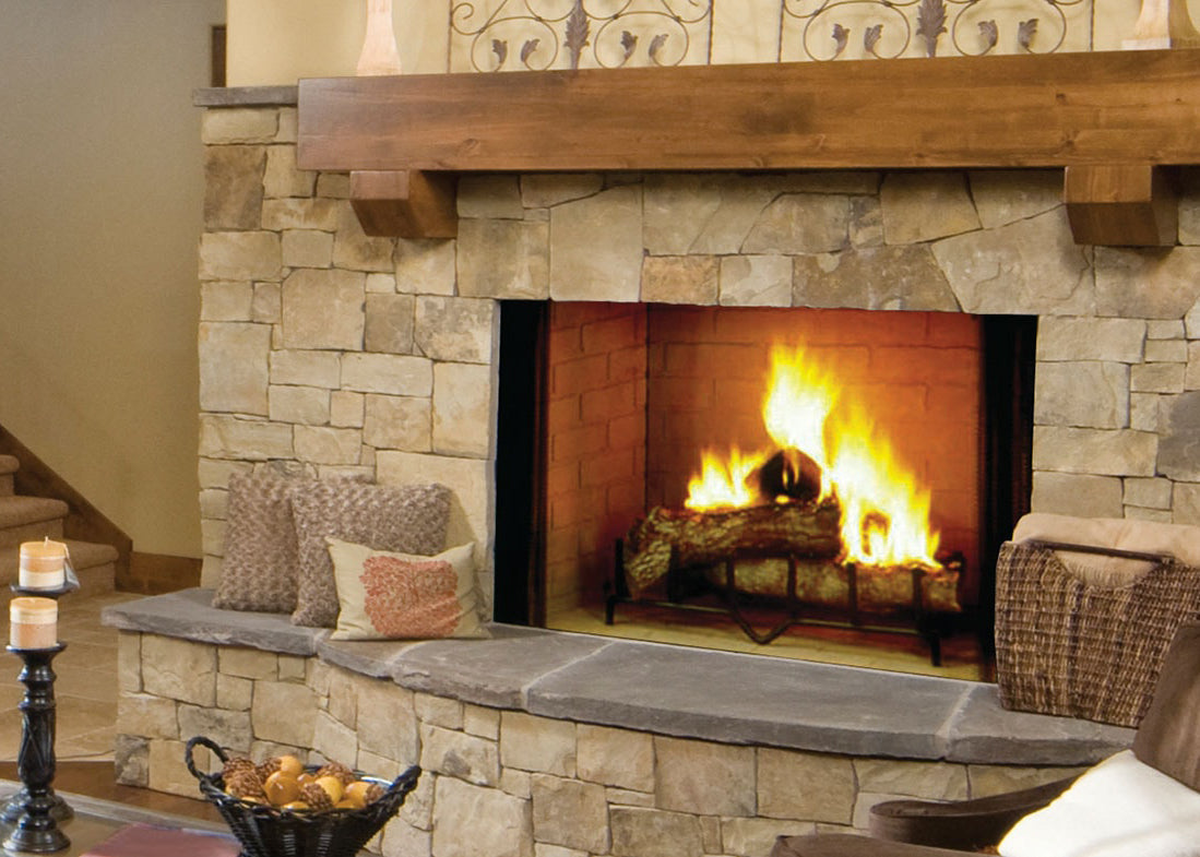 Majestic Biltmore Radiant 36" Traditional Wood Burning Fireplace