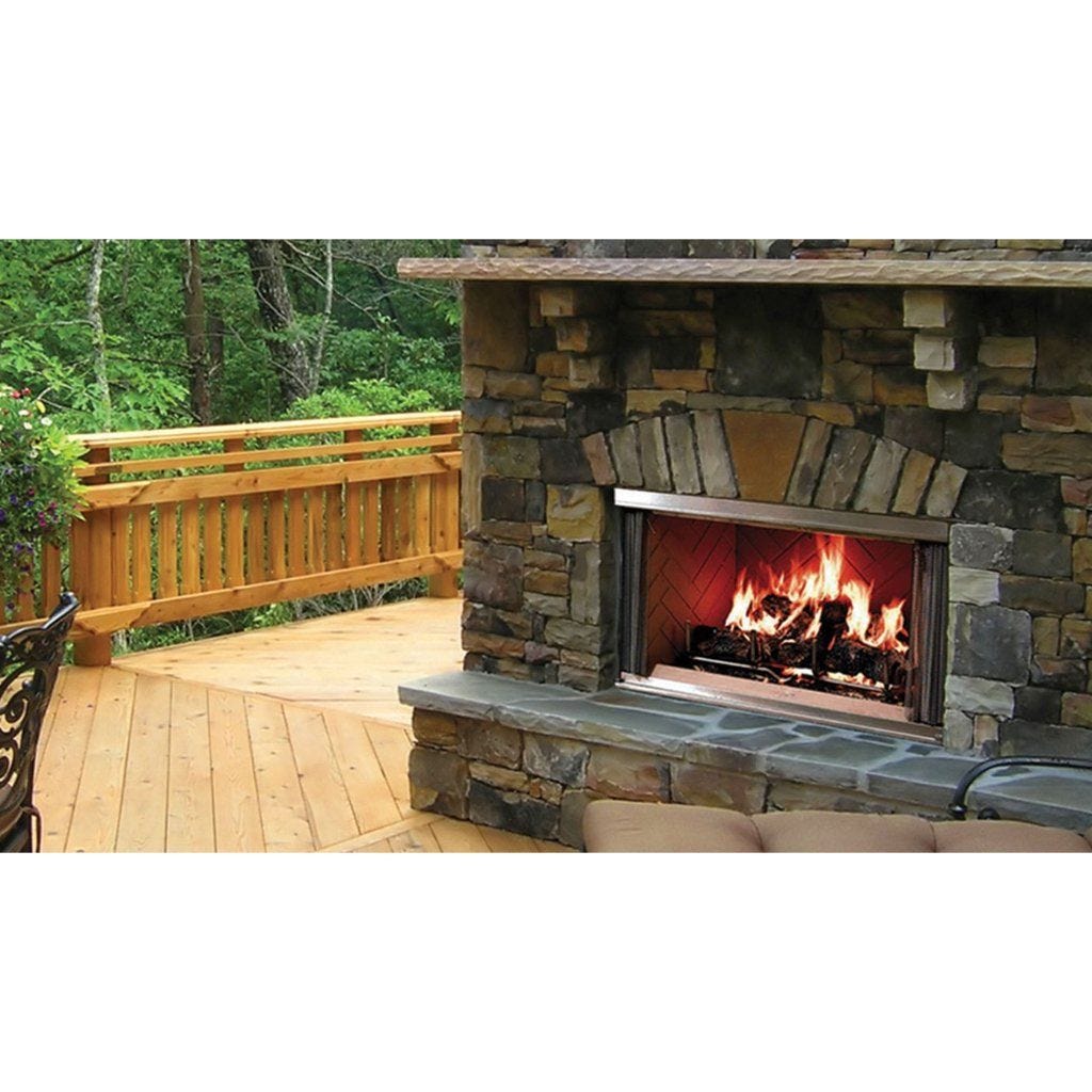 Majestic 36 Inch Montana Outdoor Wood Burning Fireplace