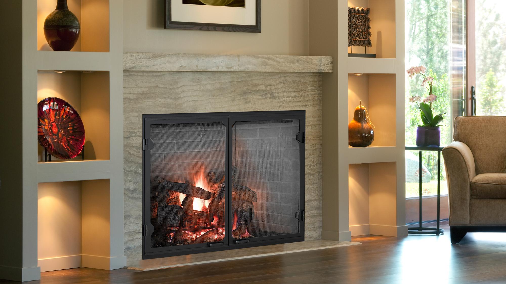 Majestic Biltmore Radiant 42" Traditional Wood Burning Fireplace
