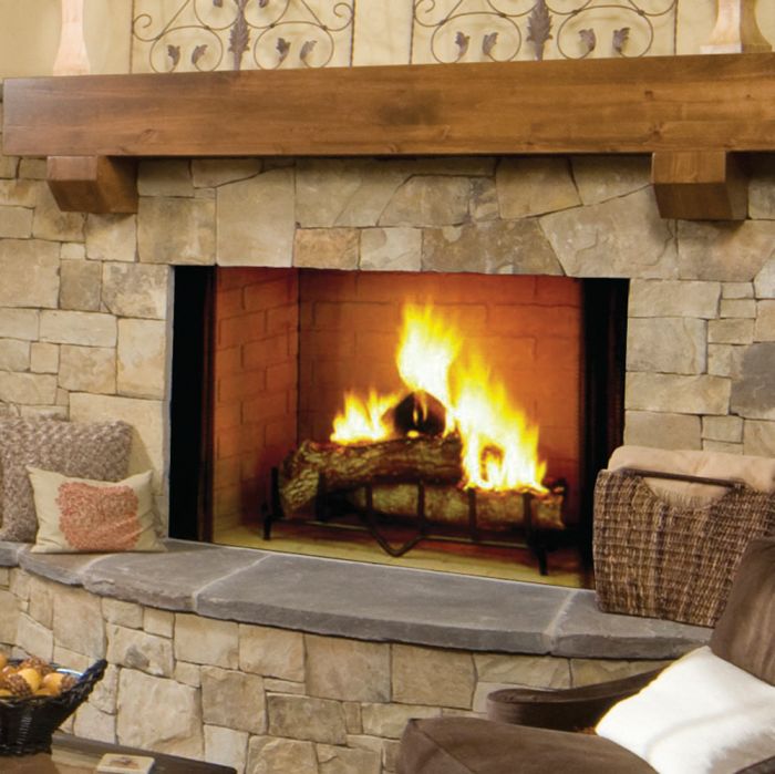 Majestic Biltmore Radiant 42" Traditional Wood Burning Fireplace