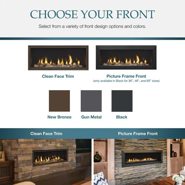 Majestic Echelon II Contemporary Energy Efficiency 72 Inch Direct Vent Gas Fireplace