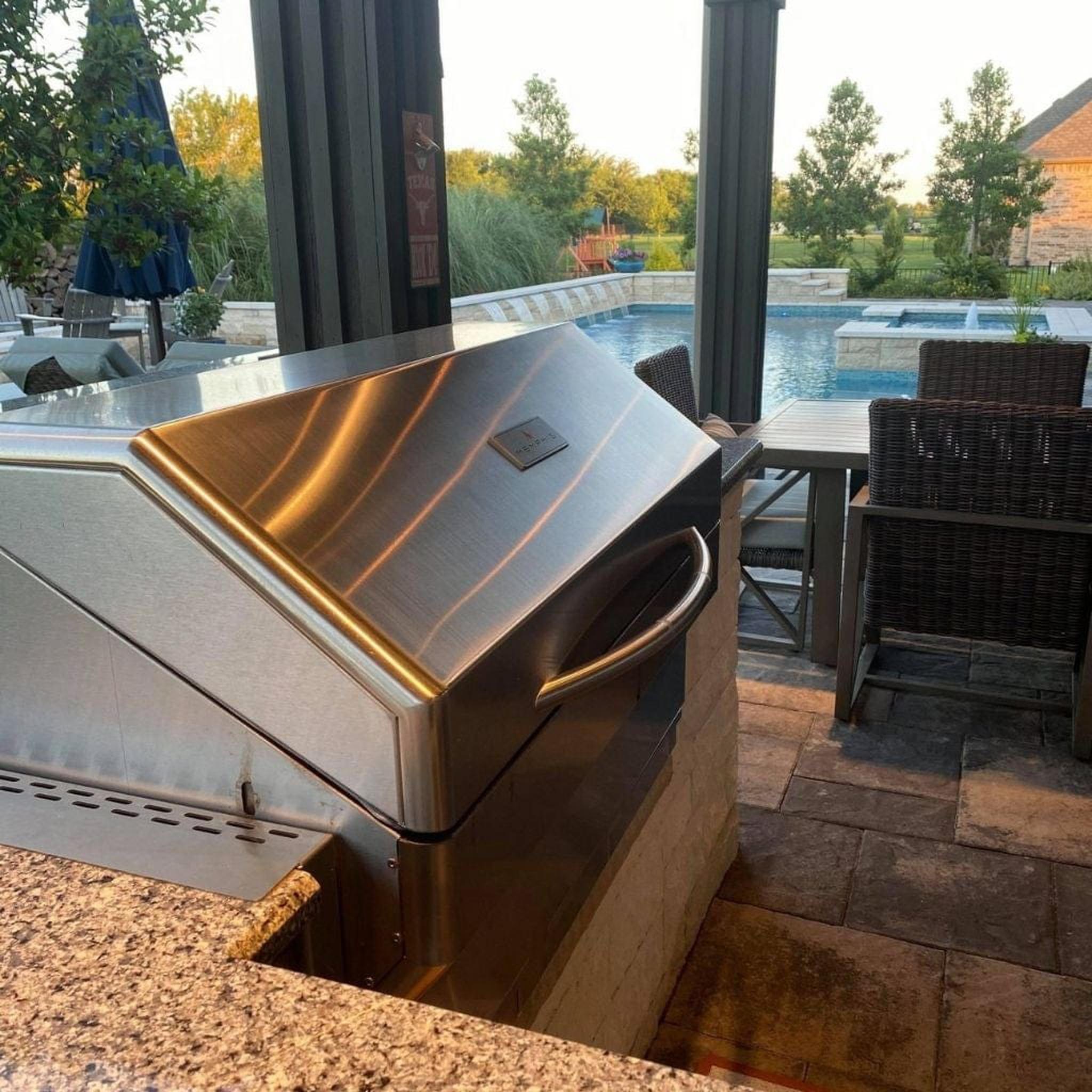 Memphis Elite ITC3 39" Built-In Pellet Grill – Wi-Fi Enabled with Direct Flame & IntelliBurn Technology