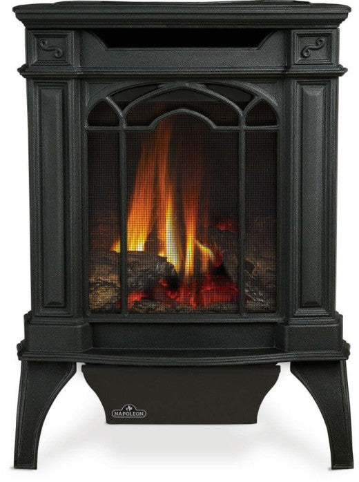 Napoleon 19 Inch Arlington Cast Iron Freestanding Direct Vent Gas Stove