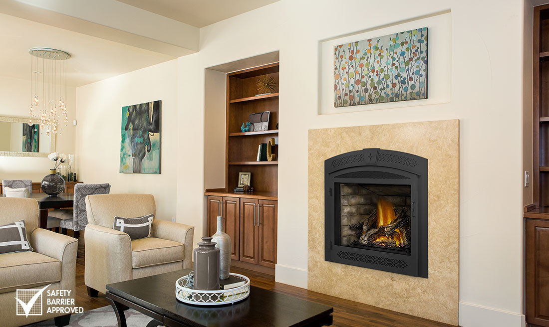 Napoleon 35 Inch Ascent X 70 Electronic Ignition Infrared Ember Bed Gas Fireplace