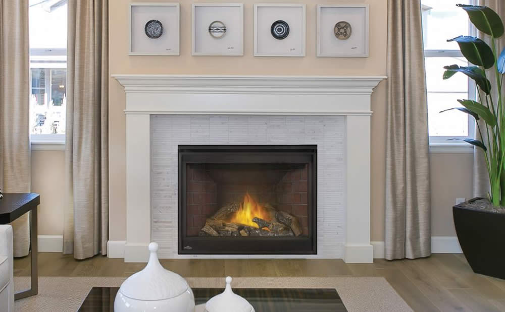Napoleon 42 Inch Ascent X 42 Direct Vent Traditional Style Gas Fireplace