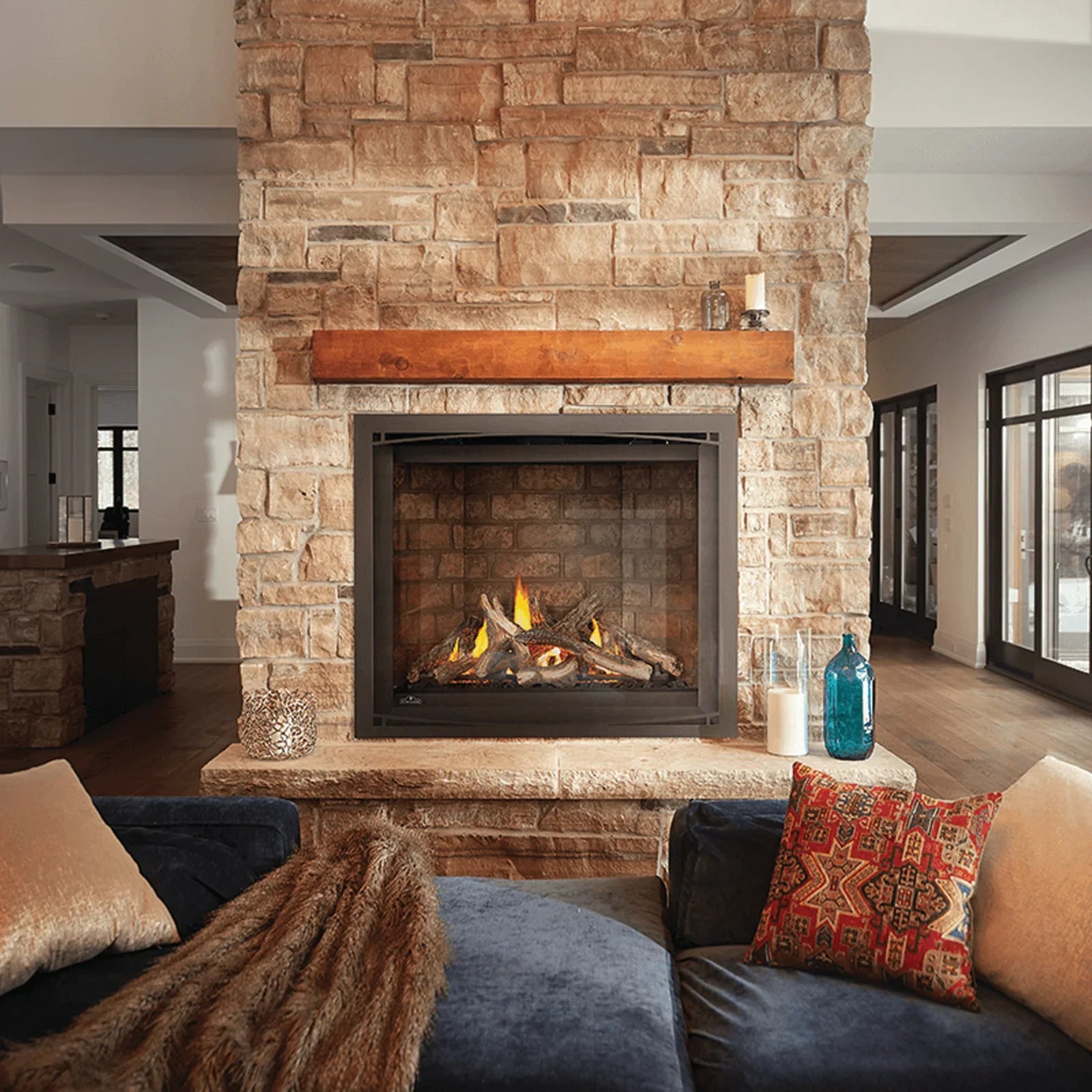 Napoleon 45 Inch Elevation X 42 Modern Indoor Direct Vent Gas Fireplace