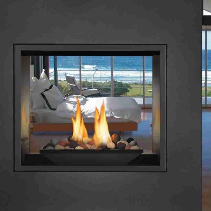 Napoleon 54 Inch High Definition HD81 See-through Direct Vent Natural Gas Fireplace