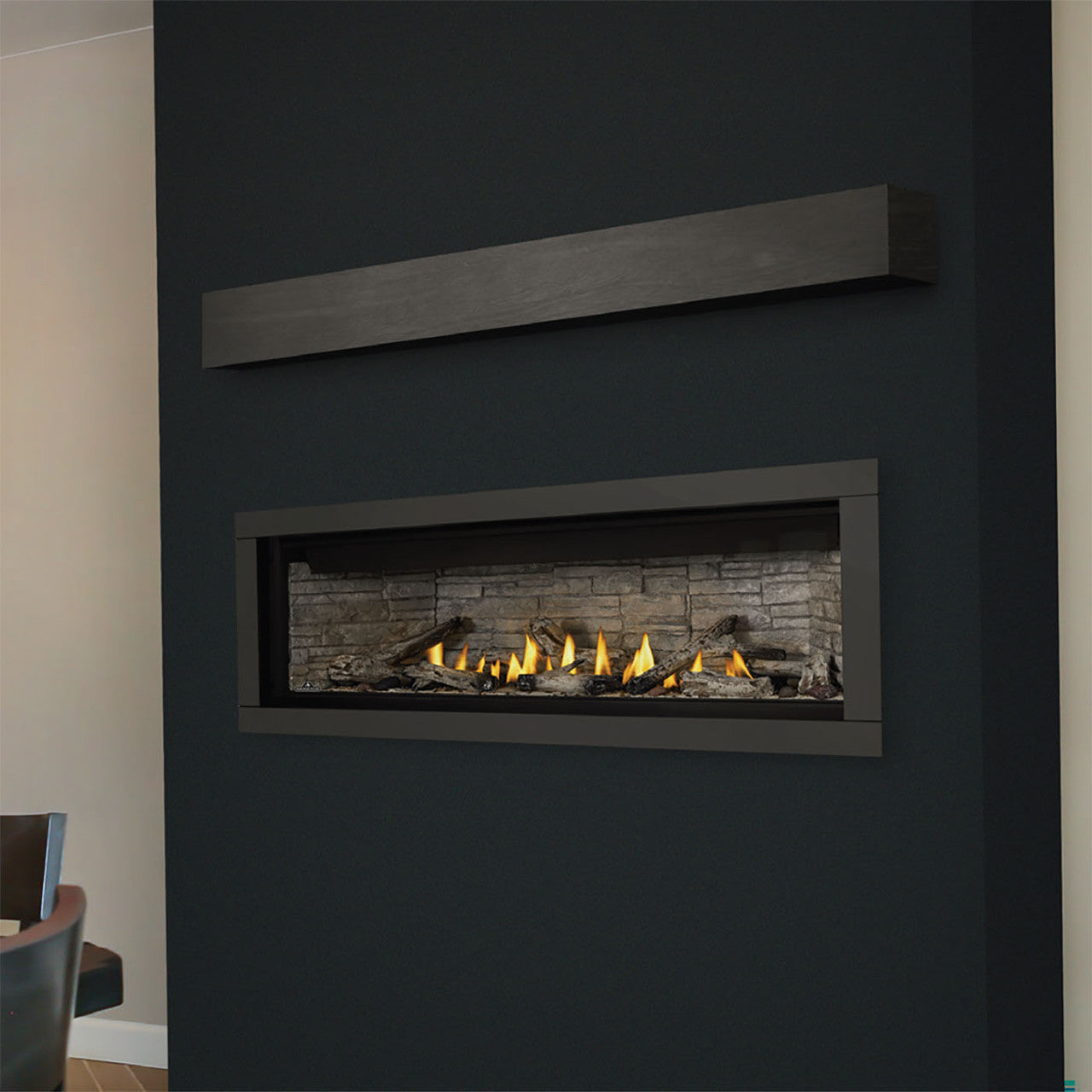 Napoleon Ascent Linear Electronic Ignition 56 Inch Direct Vent Fireplace