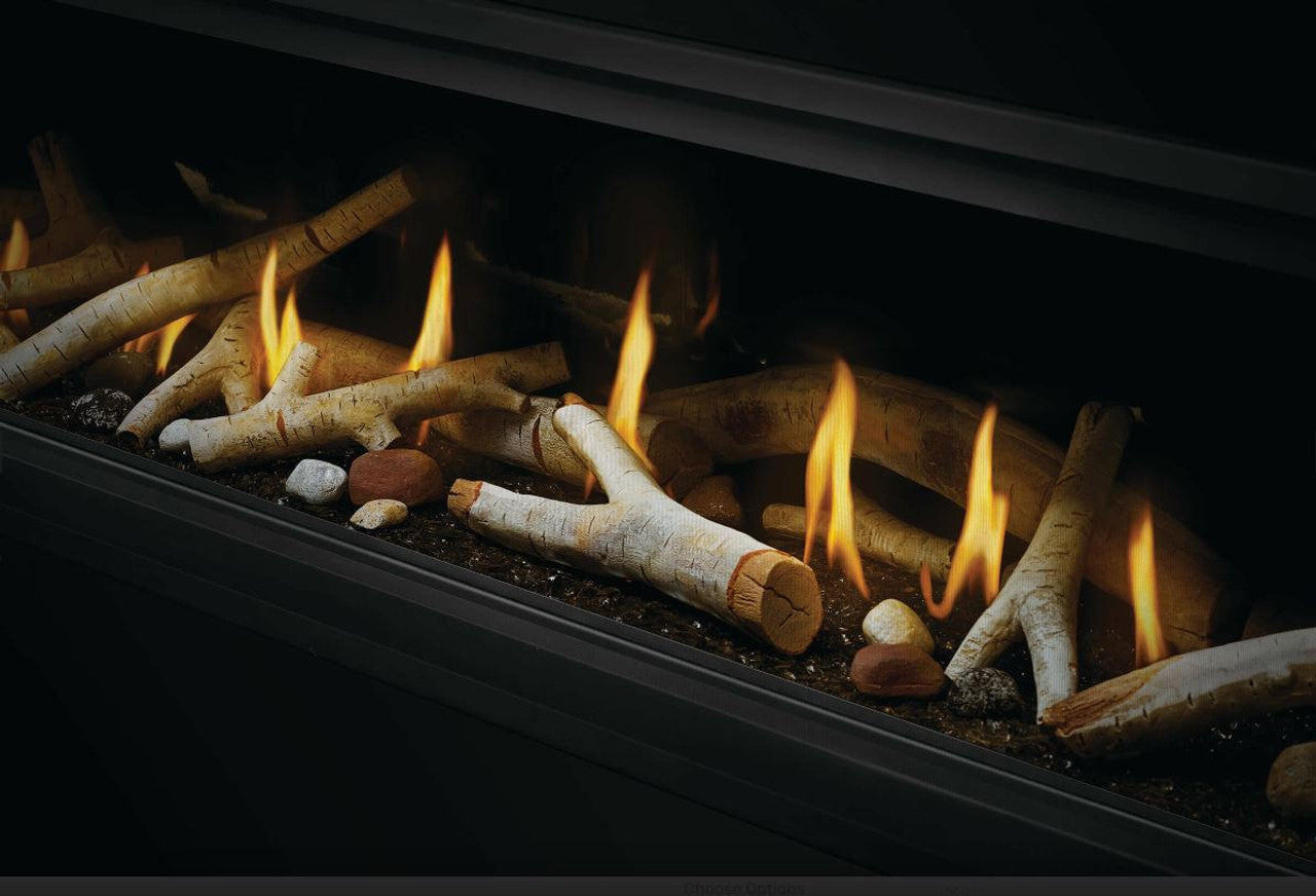 Napoleon Luxuria Modern 38 Inch Single Sided Direct Vent Linear Gas Fireplace
