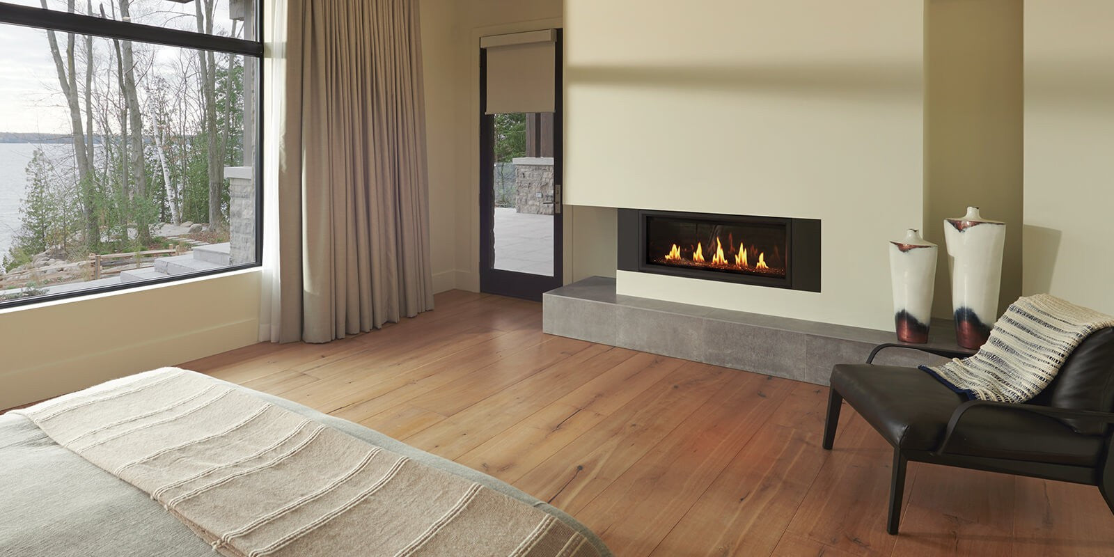 Napoleon Vector 38 Inch Direct Vent Modern Linear Gas Fireplace