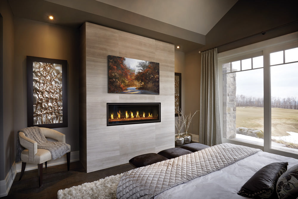 Napoleon Vector High Efficiency 50 Inch Direct Vent See-Through Linear Gas Fireplace