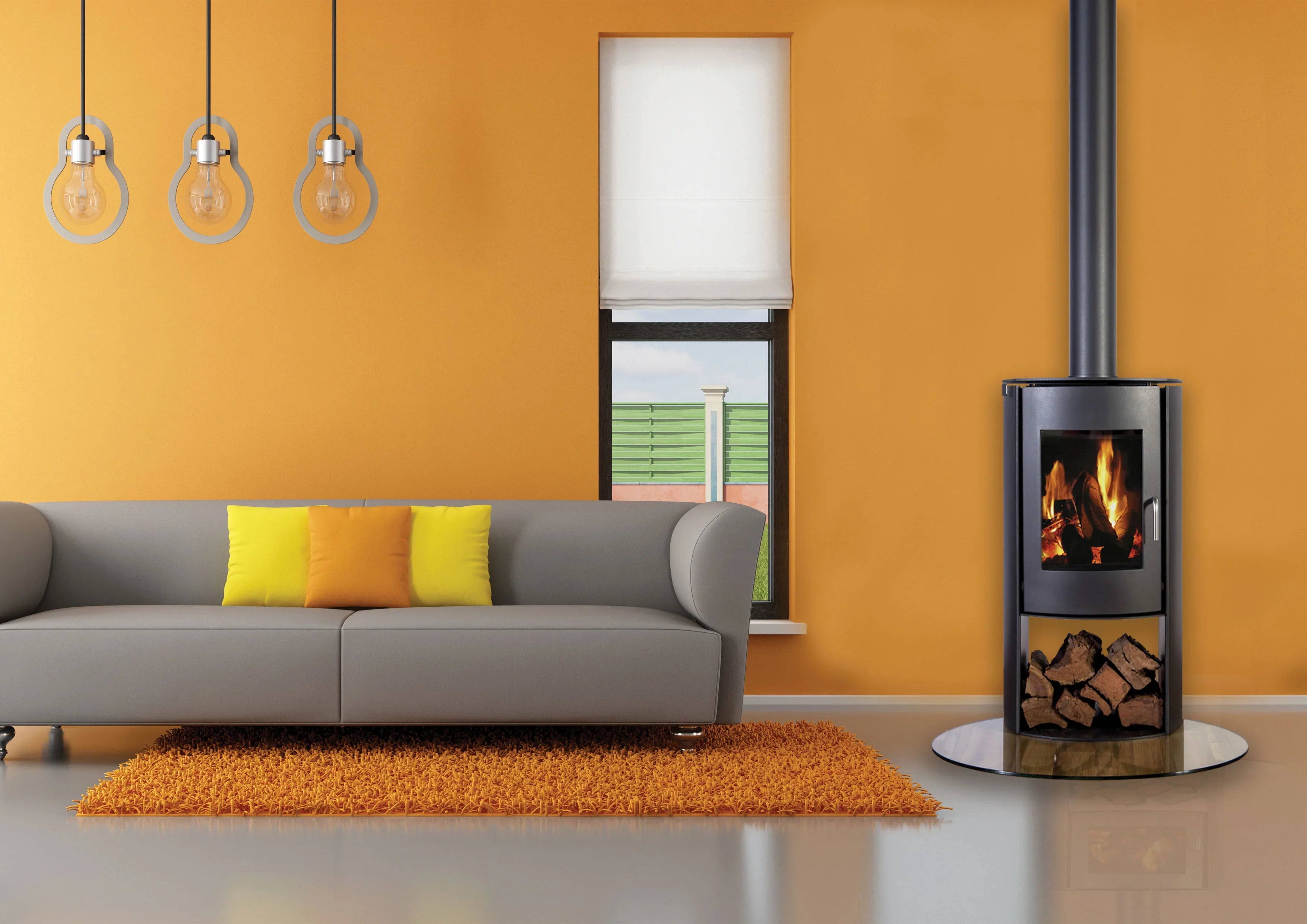 Nectre N65 Modern Freestanding Wood Burning Stove