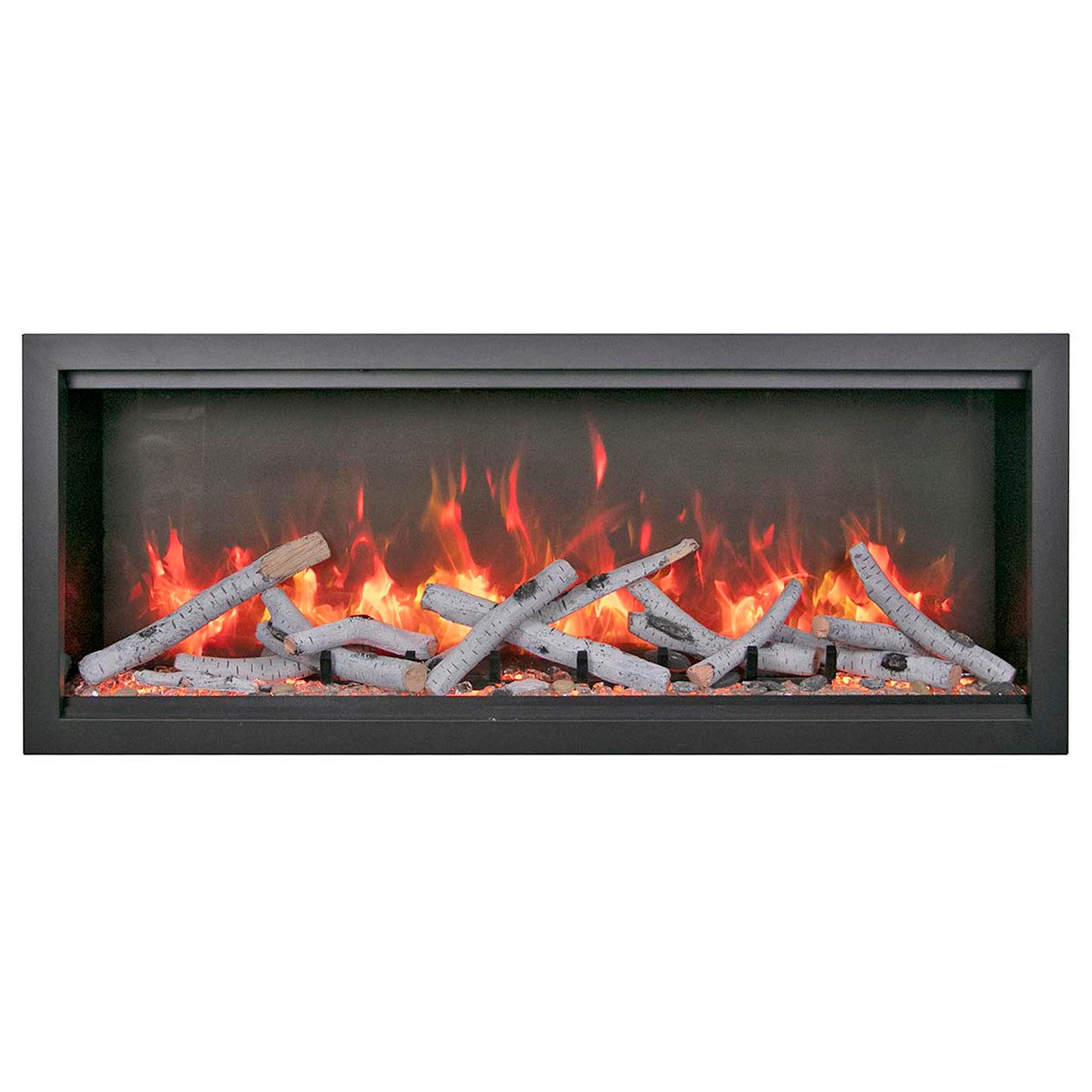Amantii Symmetry Bespoke 50 Inch Extra Tall Indoor/Outdoor Electric Fireplace