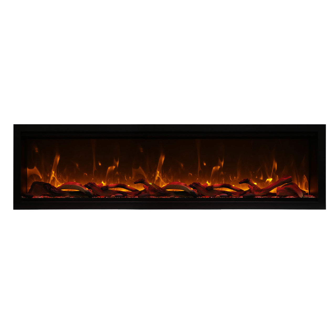 Amantii Symmetry SYM-100-XT Built in Smart Extra Tall Outdoor Electric Fireplace