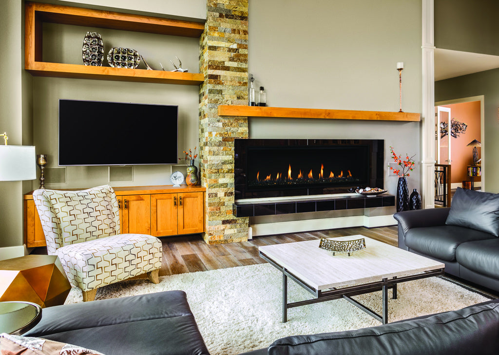 Superior 72-inch DRL4072 Linear Direct Vent Contemporary Natural Gas Fireplace