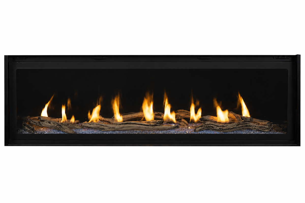 Superior DRL6060 60" Contemporary Linear Direct Vent Gas Fireplace