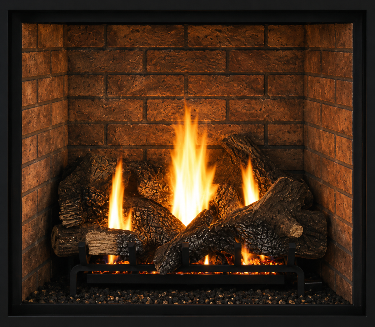 Superior DRT6345 45" Traditional Direct Vent Gas Fireplace With Power Vent and Electronic Ignition