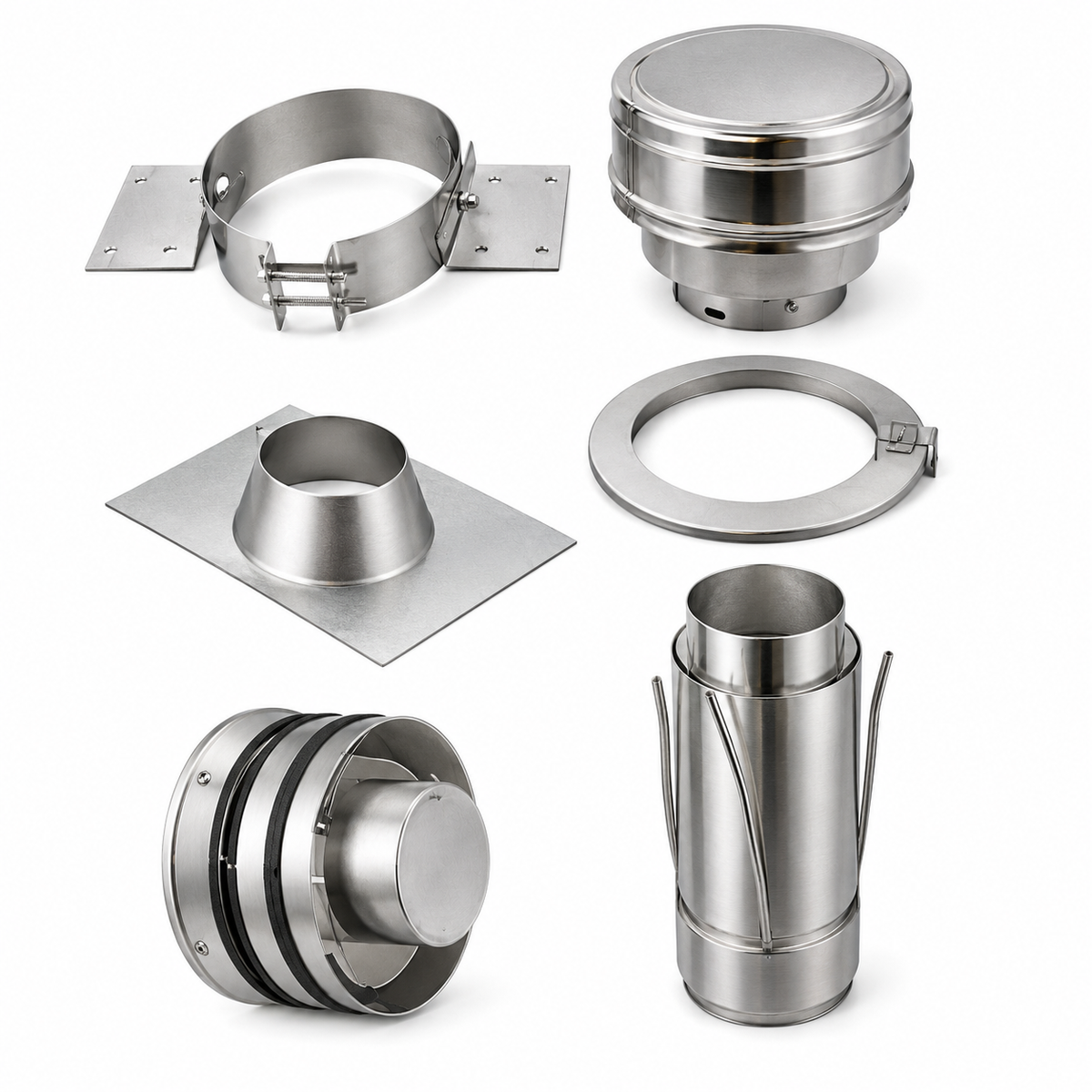 Superior SFVT30 Vertical Termination for Flex Vent- (Flat to 6/12)