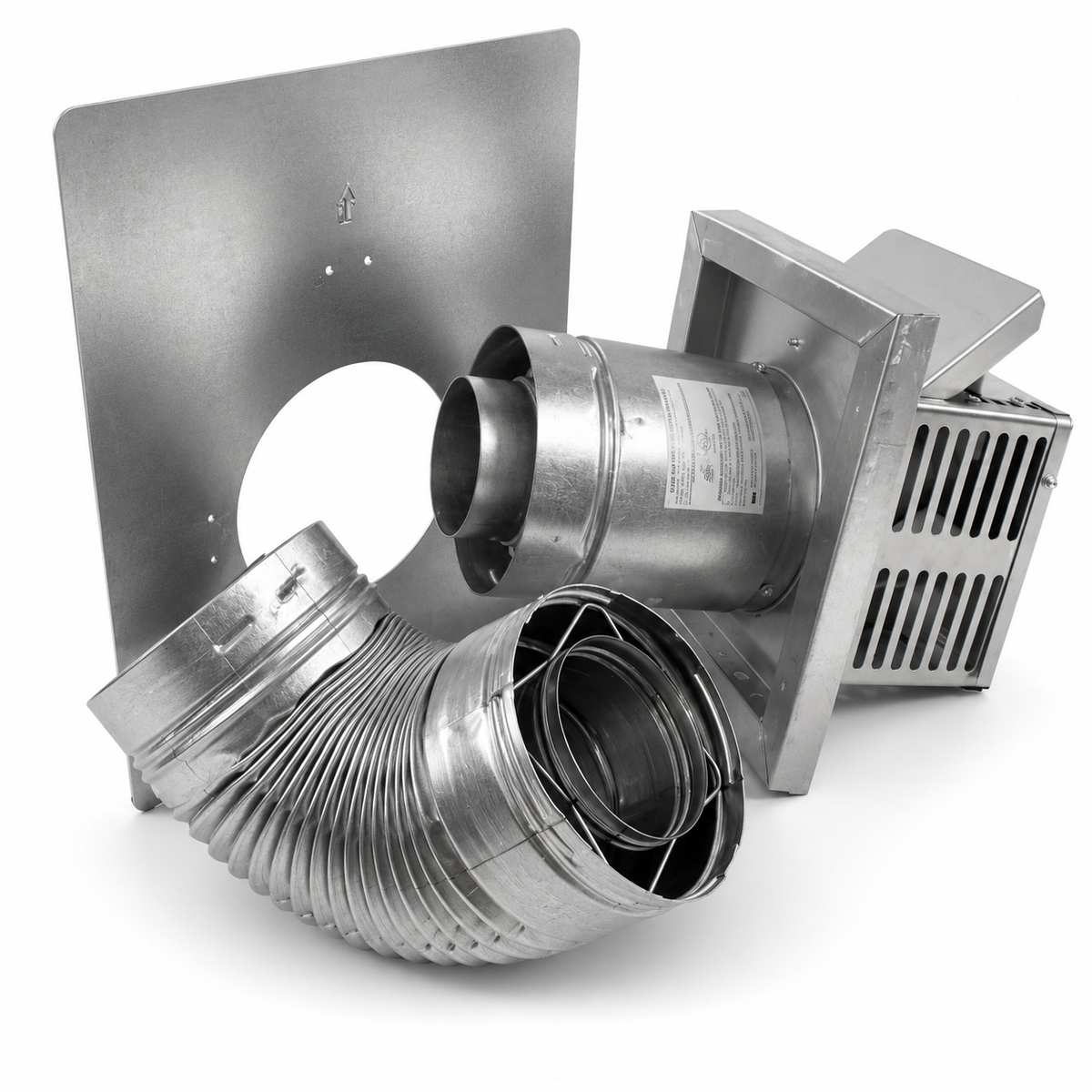 Superior SV4.5TK90SS Small Square Horizontal Termination Kit With 90 Degree Elbow