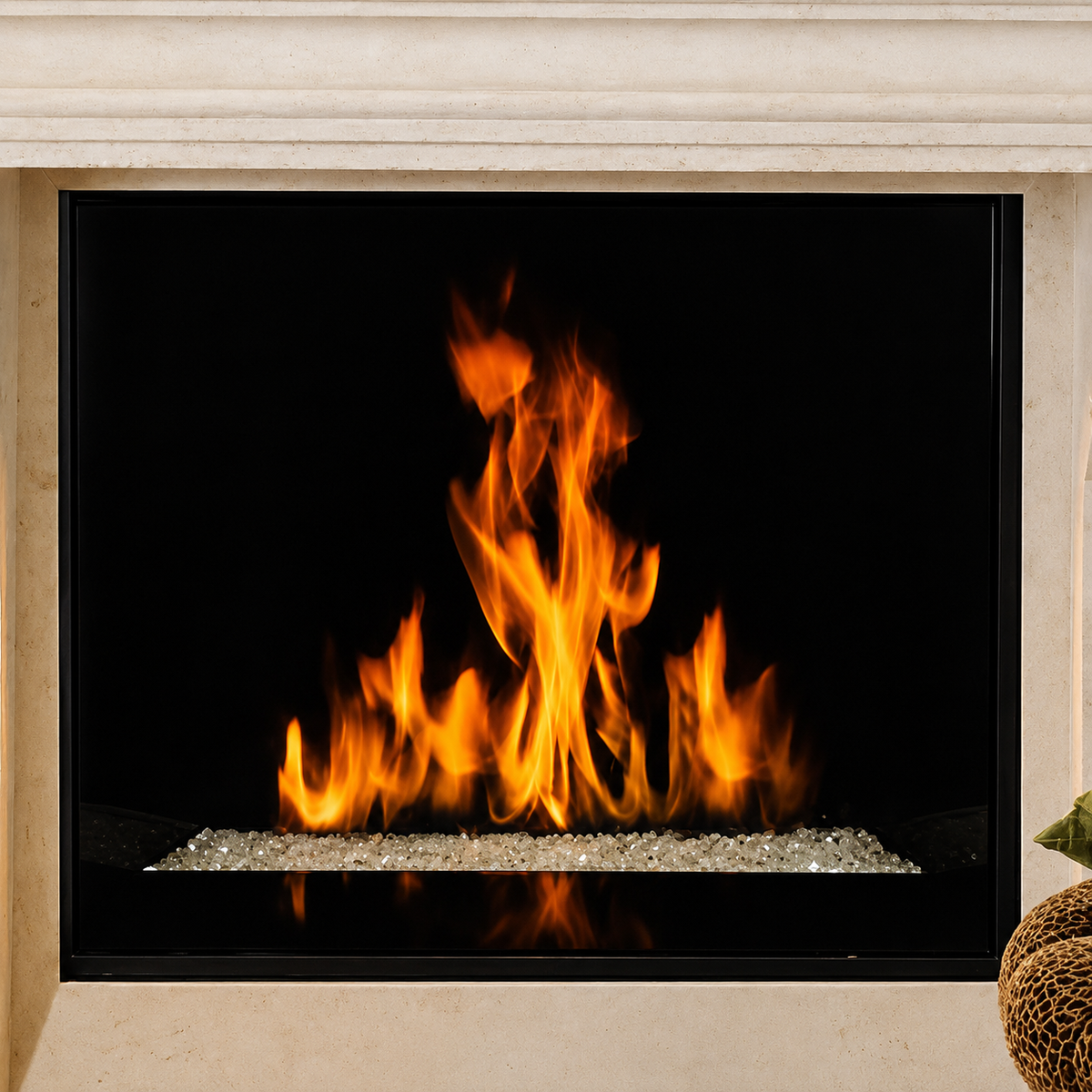 Superior DRC6340 40" Contemporary Direct Vent Gas Fireplace With Electronic Ignition