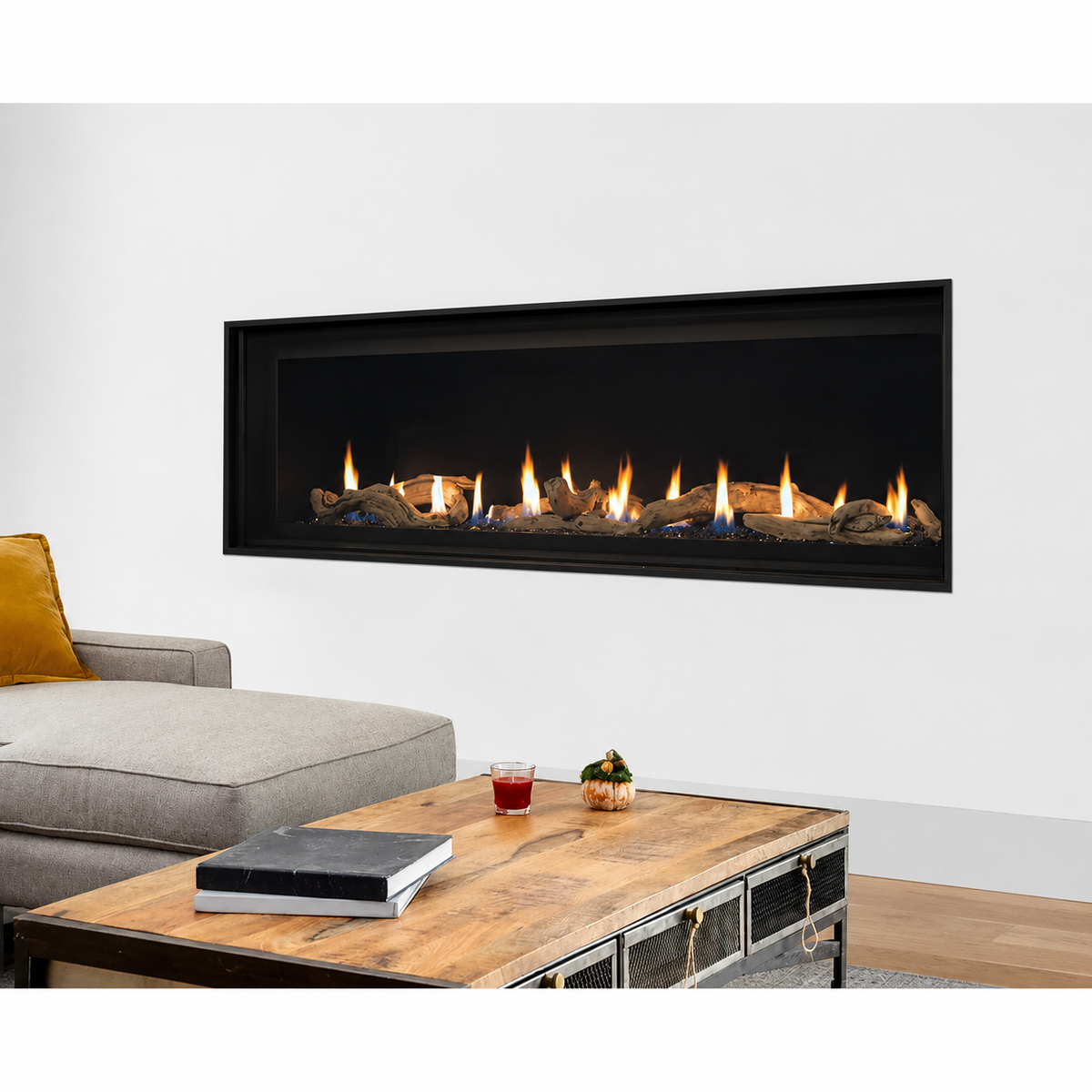 Superior DRL4060 60" Linear Direct Vent Gas Fireplace With Electronic Ignition