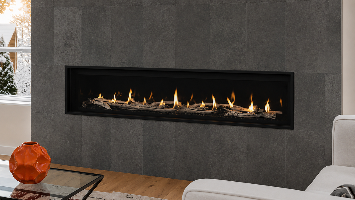 Superior DRL4072 72" Linear Direct Vent Gas Fireplace With Electronic Ignition