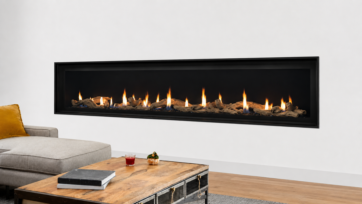 Superior DRL4072 72" Linear Direct Vent Gas Fireplace With Electronic Ignition