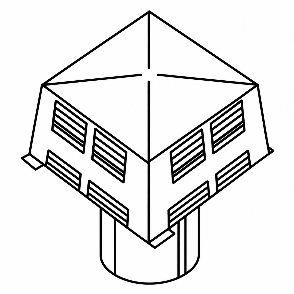 Superior ET-8DM Square Top Termination Cap