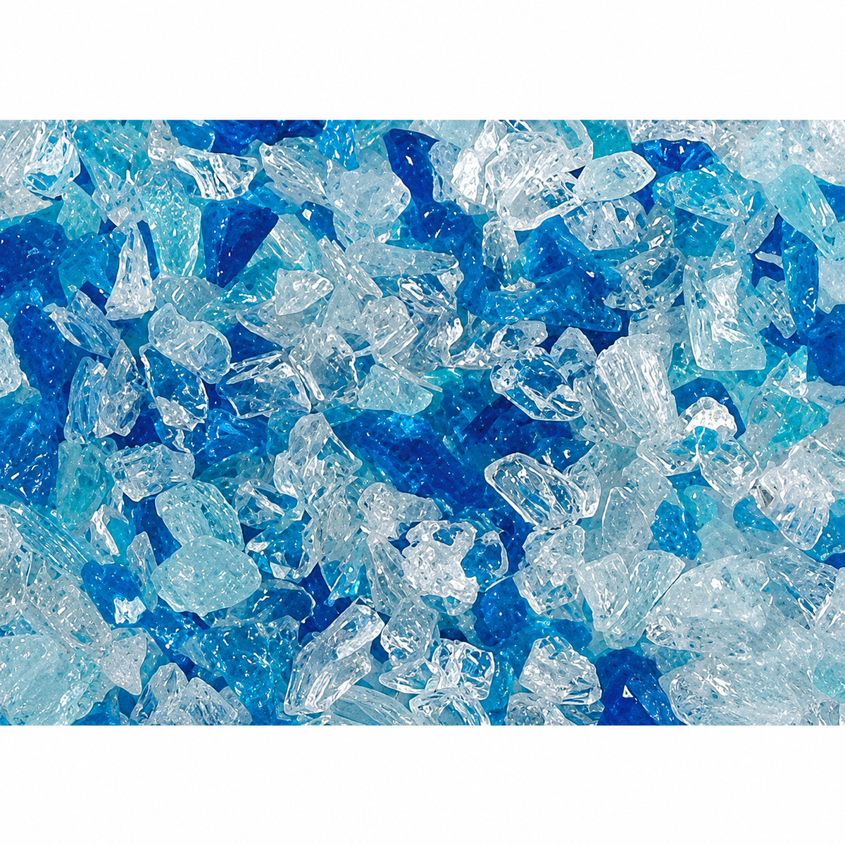 Superior GLO-Sapphire 5 lb Sapphire Blue Reflective Crushed Glass Media for VRE4600 Series 