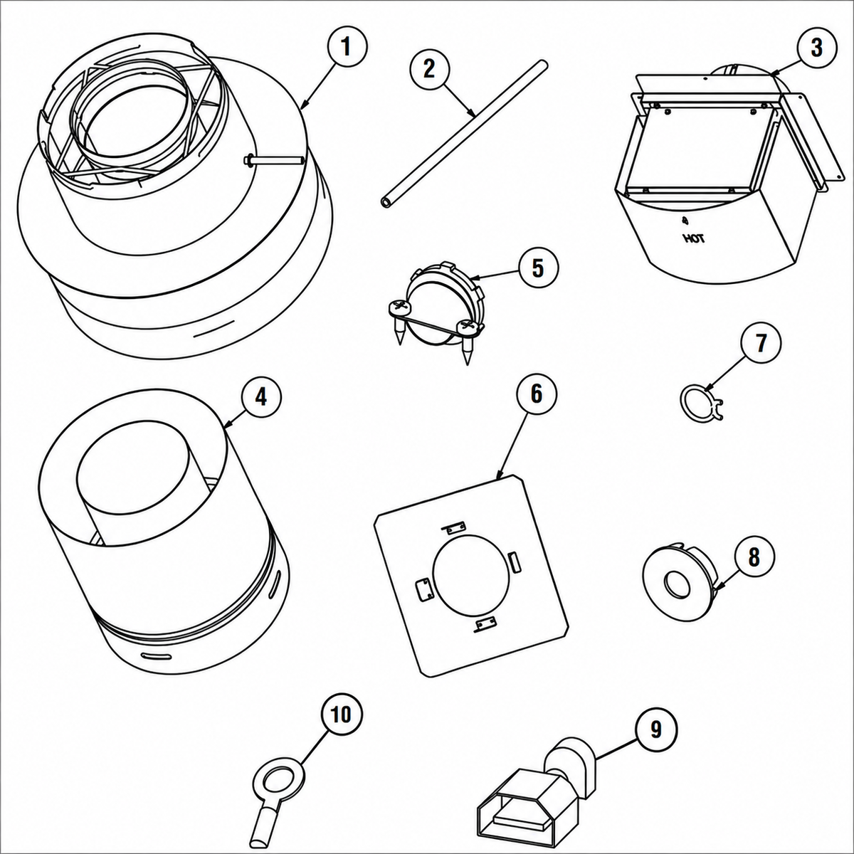 Superior LSMPVK Power Vent Kit for DRT6340TYN, DRT6345TYN and DRT63STTYN