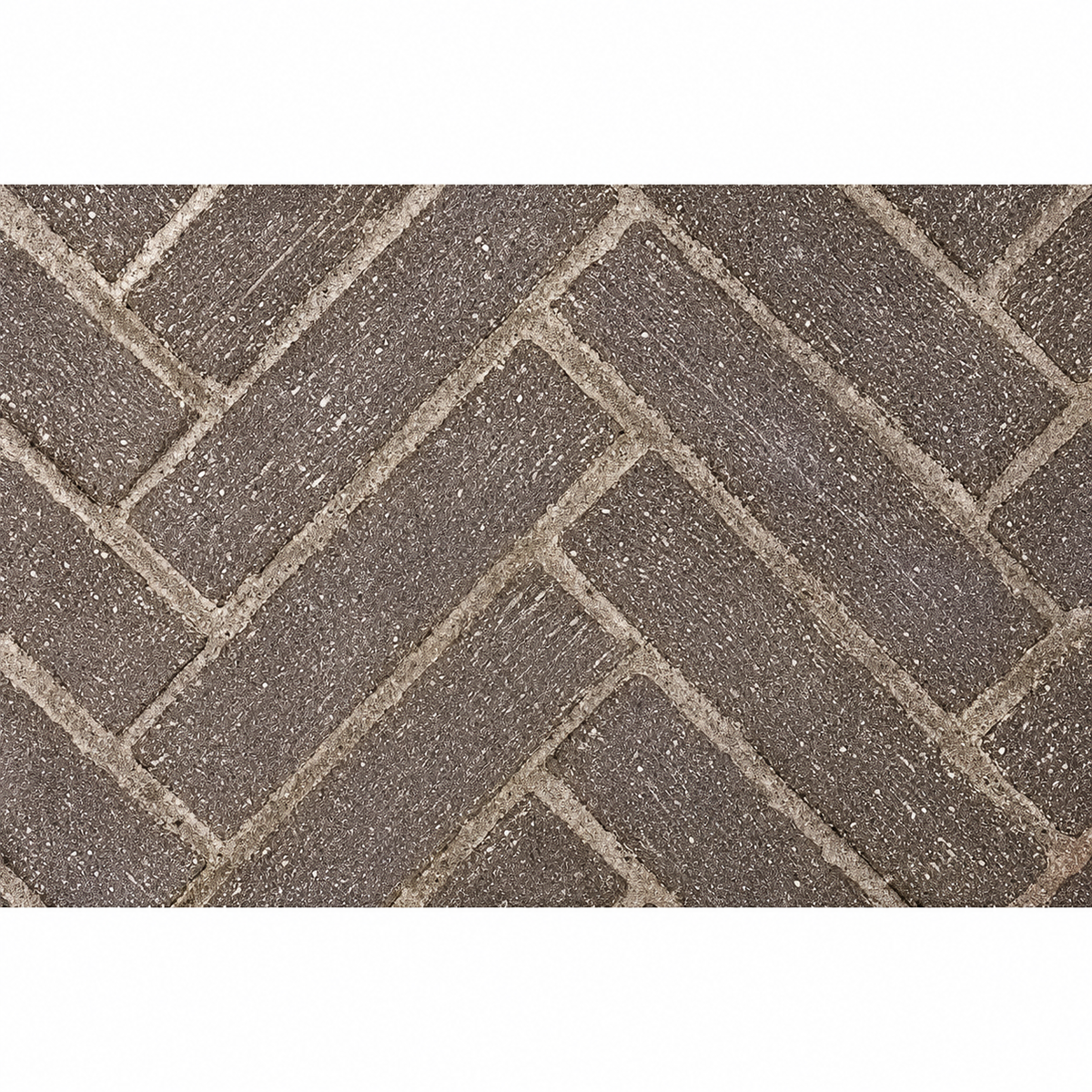 Superior MOSAIC36MISH Mosaic Masonry 36" Midnight Split Herringbone Brick Liners