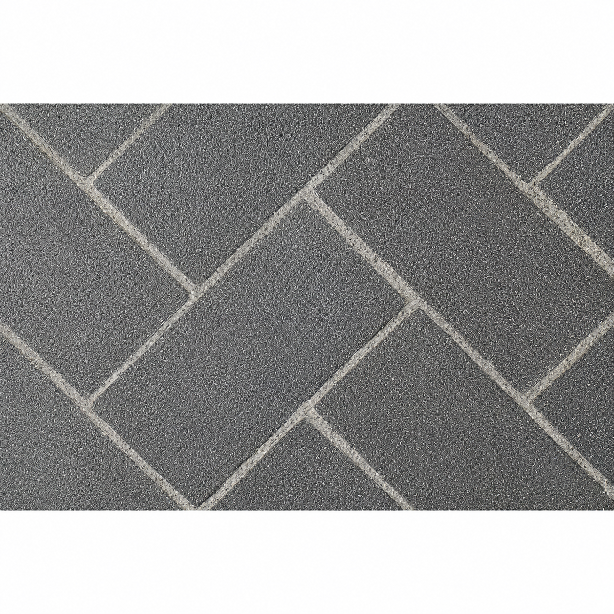 Superior MOSAIC36SGFH Mosaic Masonry 36" Slate Grey Full Herringbone Brick Liners