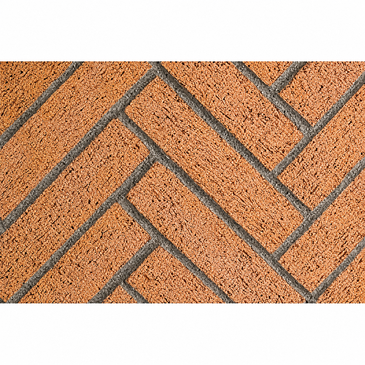 Superior MOSAIC36WRSH Mosaic Masonry 36" Warm Red Split Herringbone Brick Liners