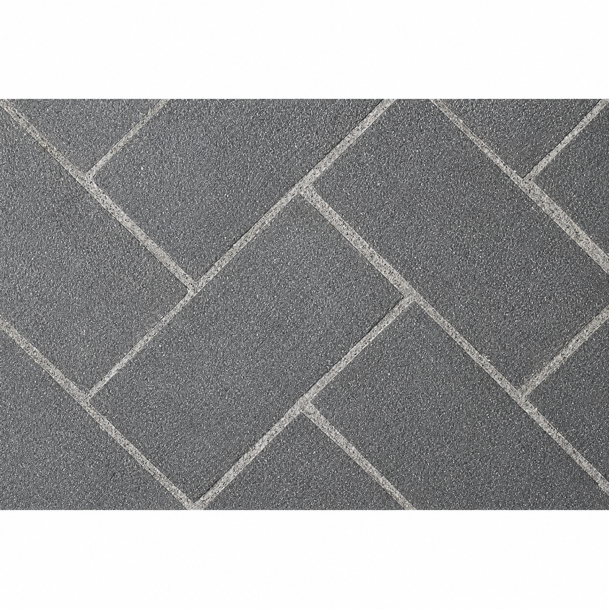 Superior MOSAIC42SGFH Mosaic Masonry 42" Slate Grey Full Herringbone Brick Liners