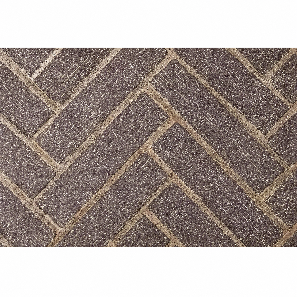Superior MOSAIC48MISH Mosaic Masonry 48" Midnight Split Herringbone Brick Liners