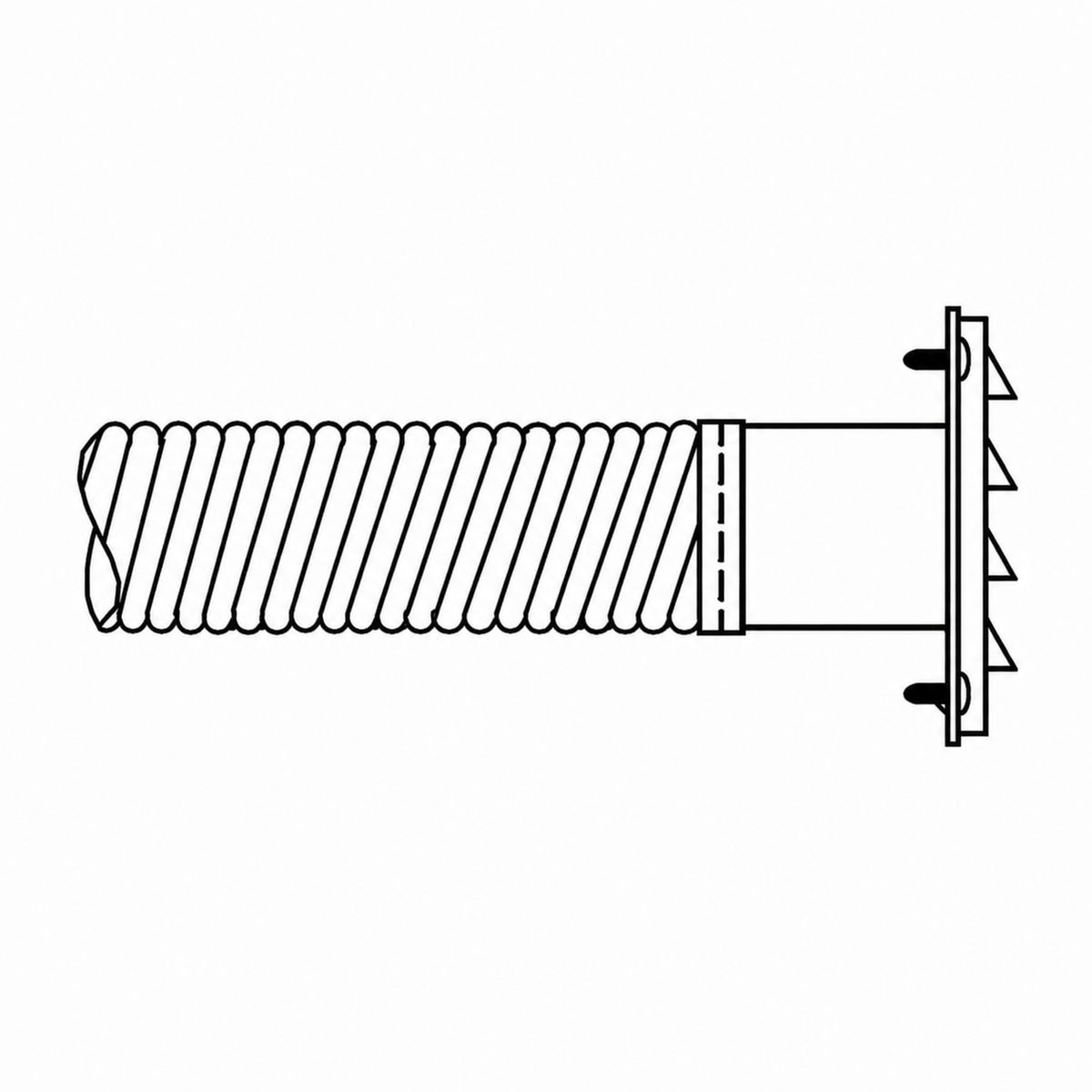 Superior UZIAD 4" Flex Adaptor