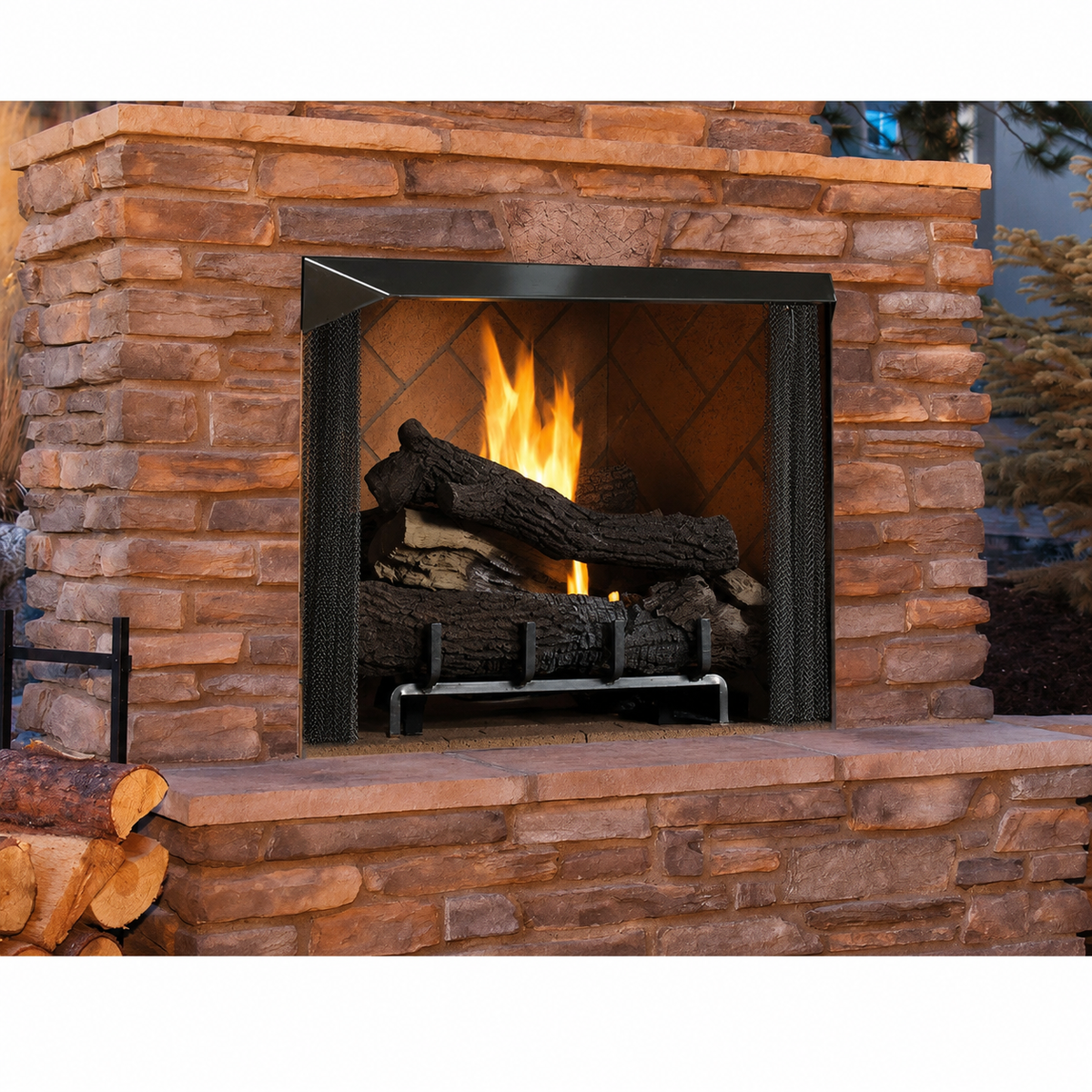 Superior VRE6036 36" Traditional Outdoor Vent-Free Firebox